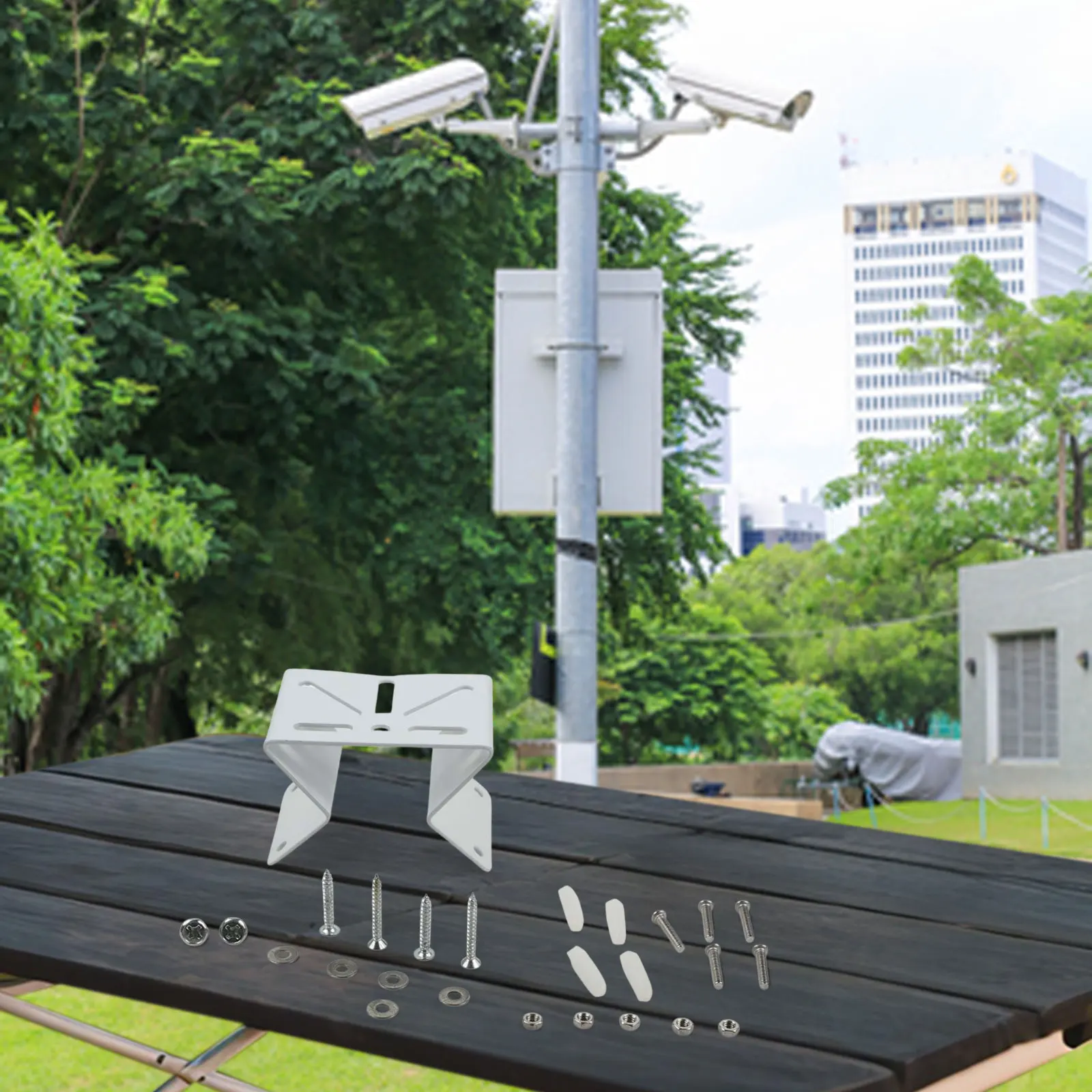 CCTV Monitoring Bracket Metal Corner Mount For S340 Bracket For PTZ Camera For Outdoor Indoor  Surveillance Mount Shelf