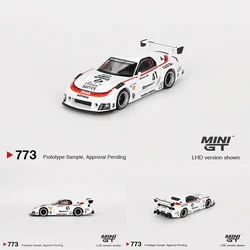 PreSale MINIGT 773 1:64 LBWK RX7 LB Super Silhouette #41 Numero Reserve Diecast Diorama Model Collection Miniature Toys