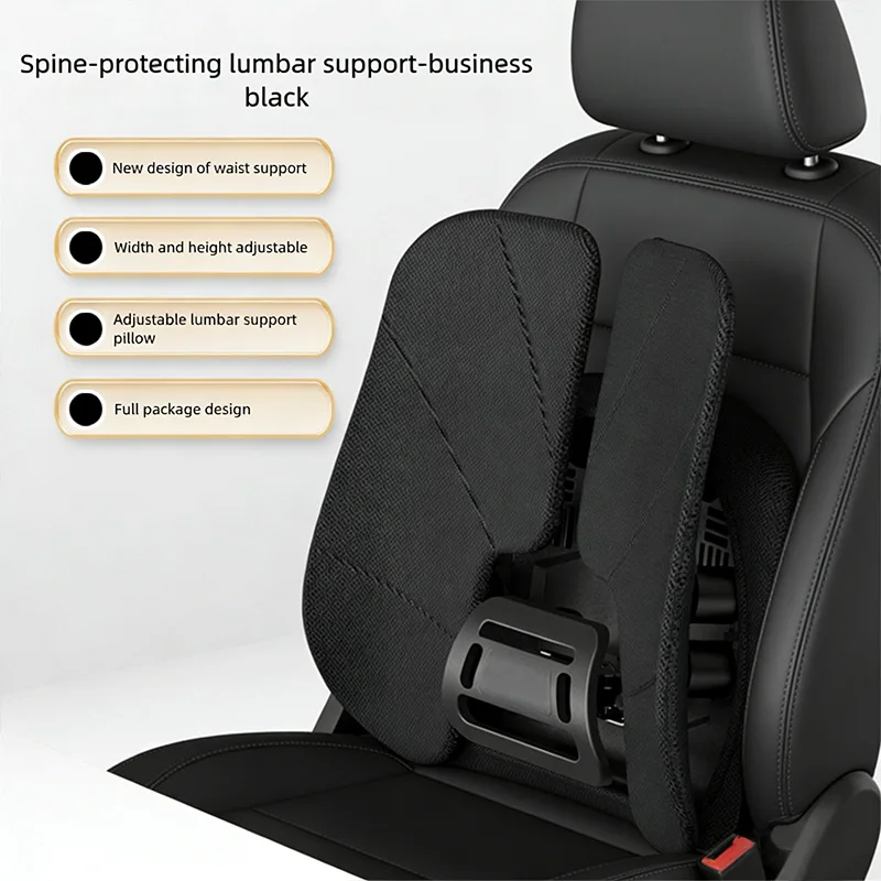 

Ergonomic Lumbar Support Pillow, Car & Office Back Cushion, Waist Support Backrest for Car Seat & Office Chair, Basic Model