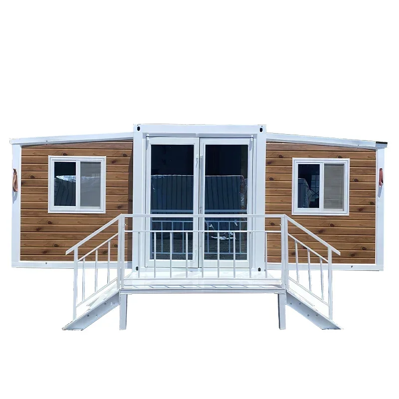 Prefab Container Homes Factory Price Steel Structure Prefabricated Expandable House Foldable Modular Houses with Luxury Bathroom