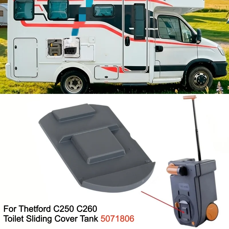 

For Thetford C250 C260 Toilet Sliding Cover Tank 5071806 Replacement Spare Parts Caravan Motorhome RV Toilet Repair Accessories
