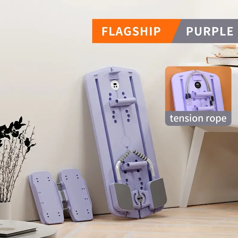 Placa multifuncional para el vientre de esquí para mujer, rueda para músculos abdominales, tabla de Fitness enrollada, Banco de ejercicio de Yoga Prati