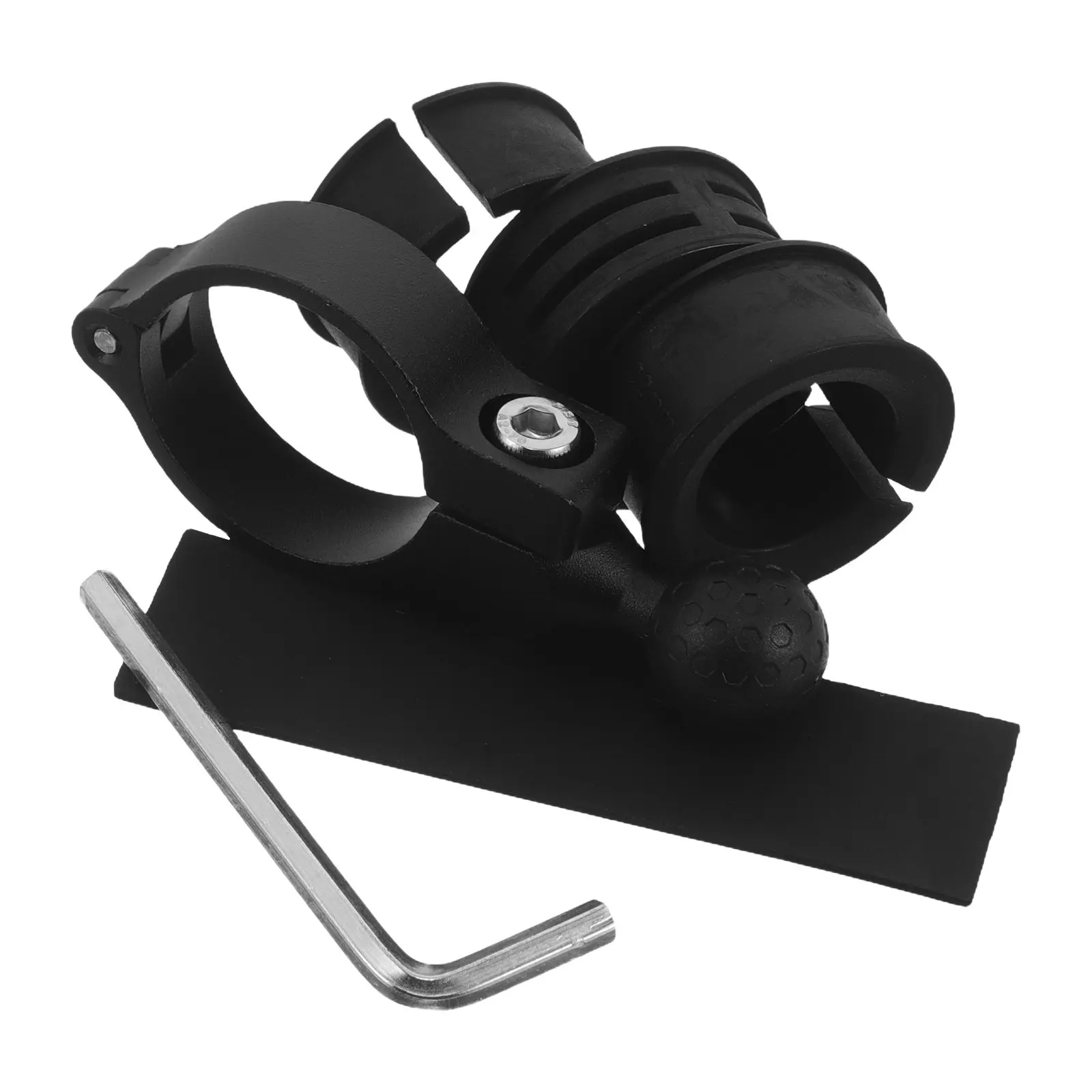 

1Set Handlebar Clamp Motorcycle Handlebar Fixed Base Aluminum Alloy Mount Base 17Mm Ball Clamp for Round Rails Off Road