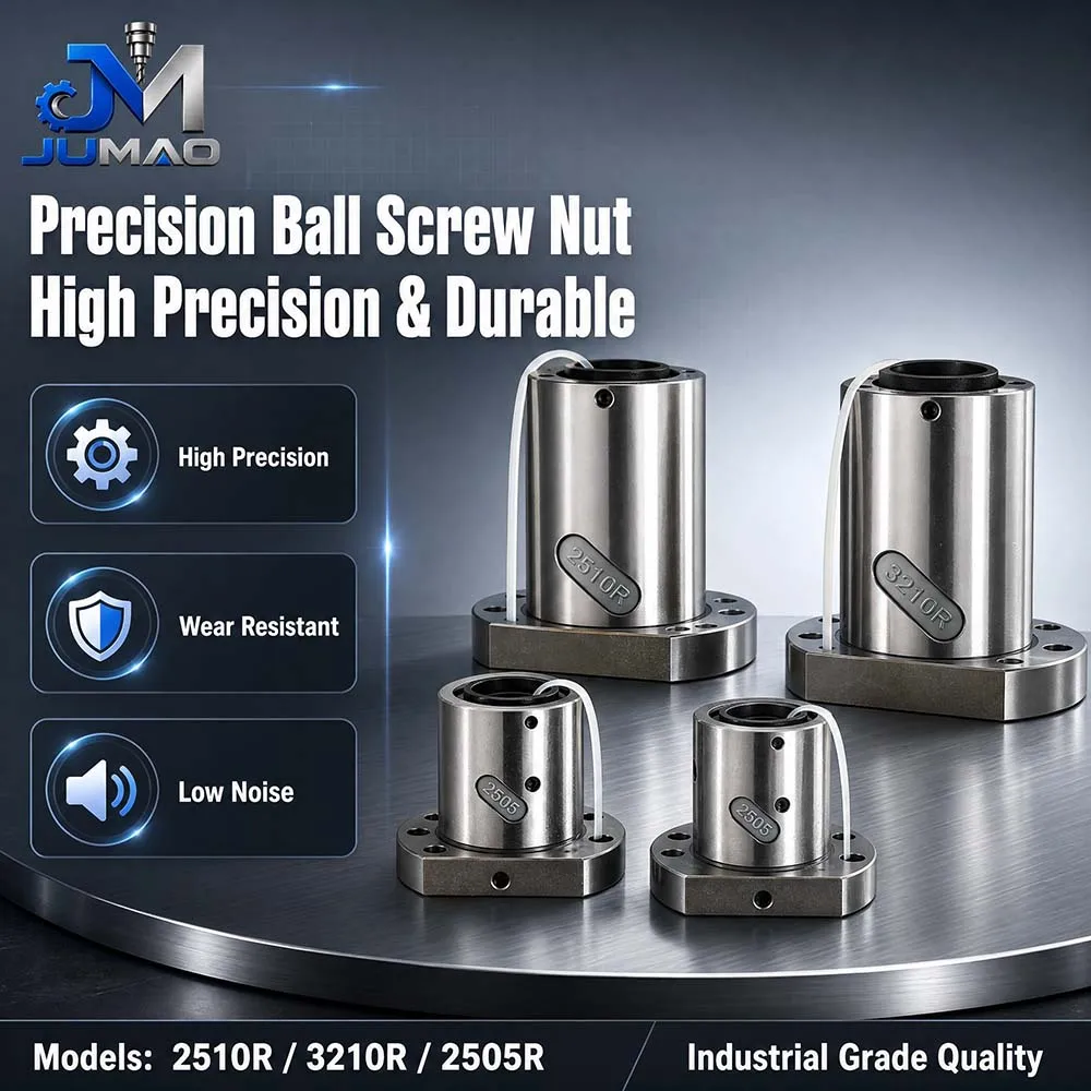 1605 1610 2005 2010 2505 2510 Ball Screw Nut SFU Type CNC Router Linear Motion Ballnut Square Nut For DIY Z Axis