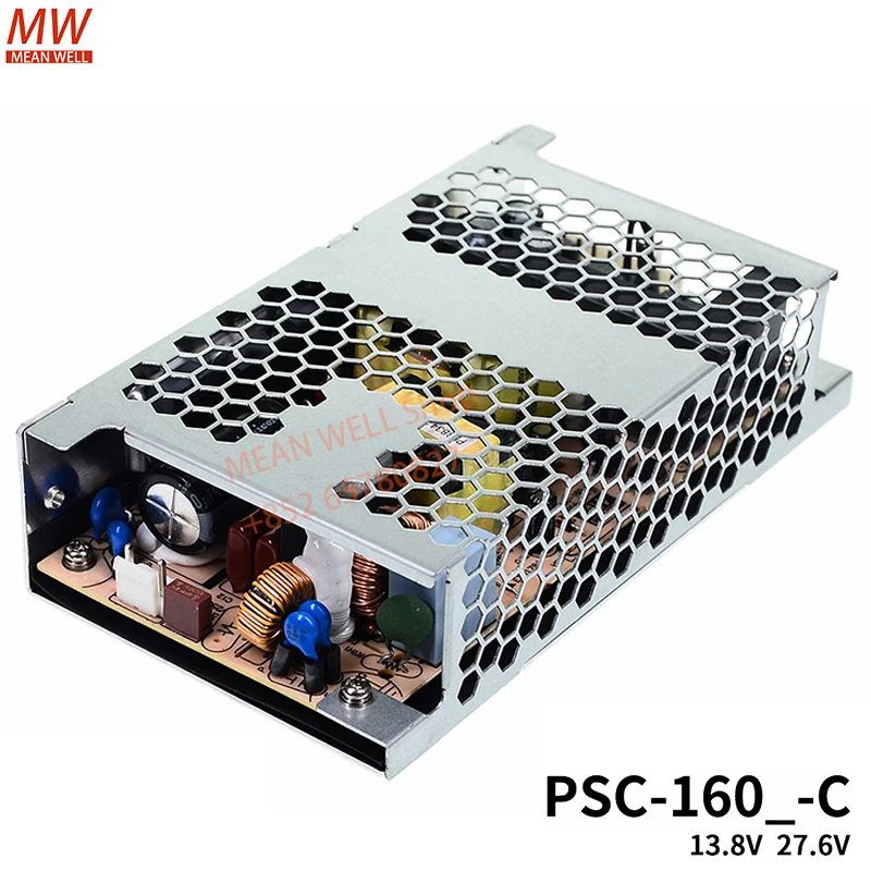 Original MEAN WELL 160W Single Output with Battery Charger(UPS Function) PSC-160A-C PSC-160B-C Machine Thell Type