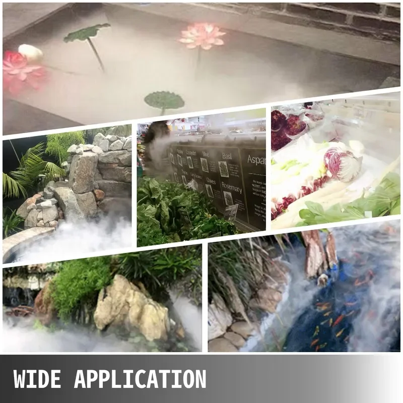 Ultrasonic Atomizer Industrial Ultrasonic Humidifier Demister 10 Heads Ultrasonic Mist Maker