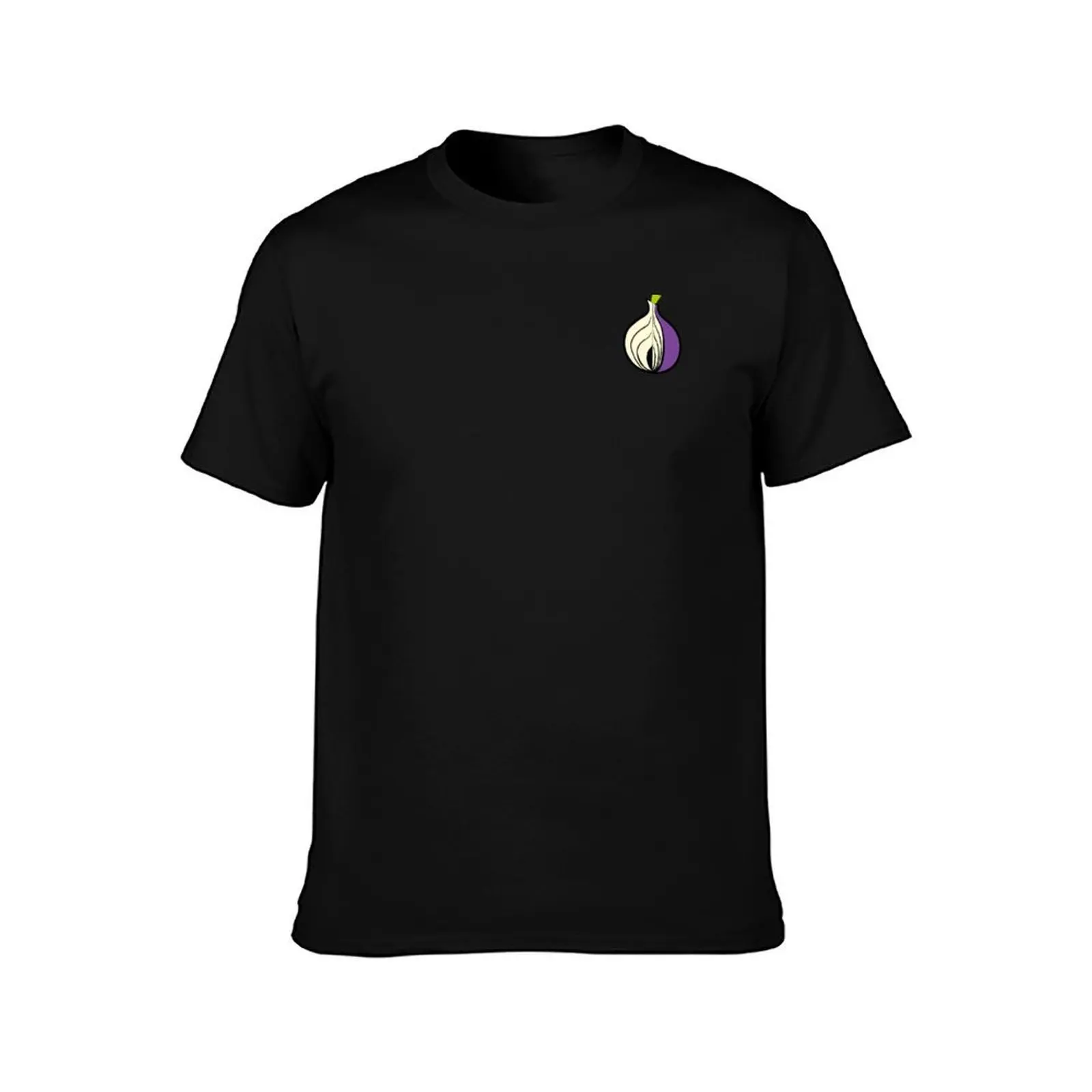 Tor Onion T-Shirt Summer Casual Cotton Tee Oversized Streetwear Tops Vintage Graphic Print Loose Fit Short Sleeve