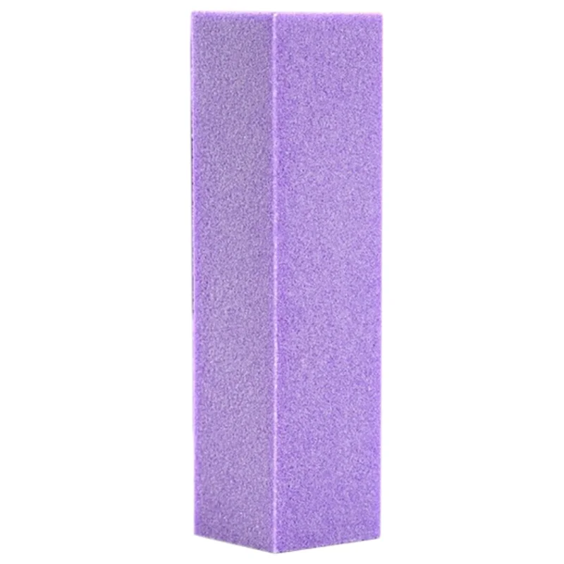 10x Buffing Sanding Buffer Block Files Acrylic Pedicure Manicure Nail Art Tips (Color: Purple)