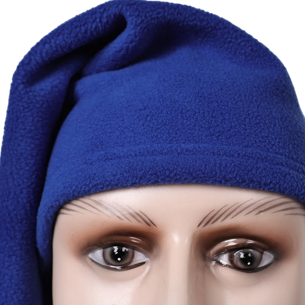 Gorra azul de cosplay enano, sombrero de princesa de dibujos animados de película, accesorios de disfraz de fantasía, accesorios de juego de rol para fiesta de Halloween y Carnaval