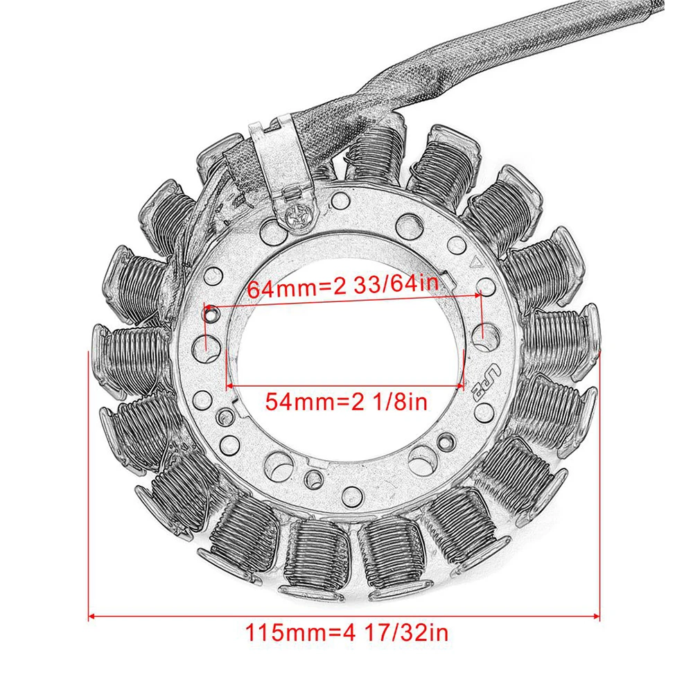 Stator Coil For Suzuki VL 1500 Intruder LC 1998 - 2004 1999 2000 2001 2002 2003 / 32101-10F01 / VL1500