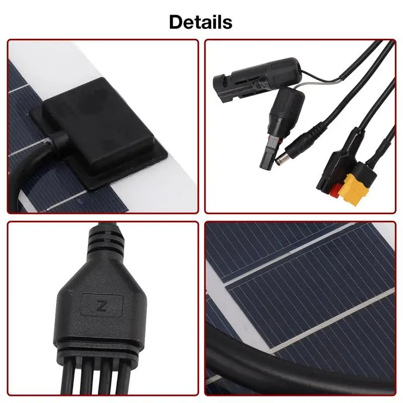 Solar Panel 18V Built In USB Portable Solar Charger Waterproof Solar Battery For Mobile Phone Outdoor