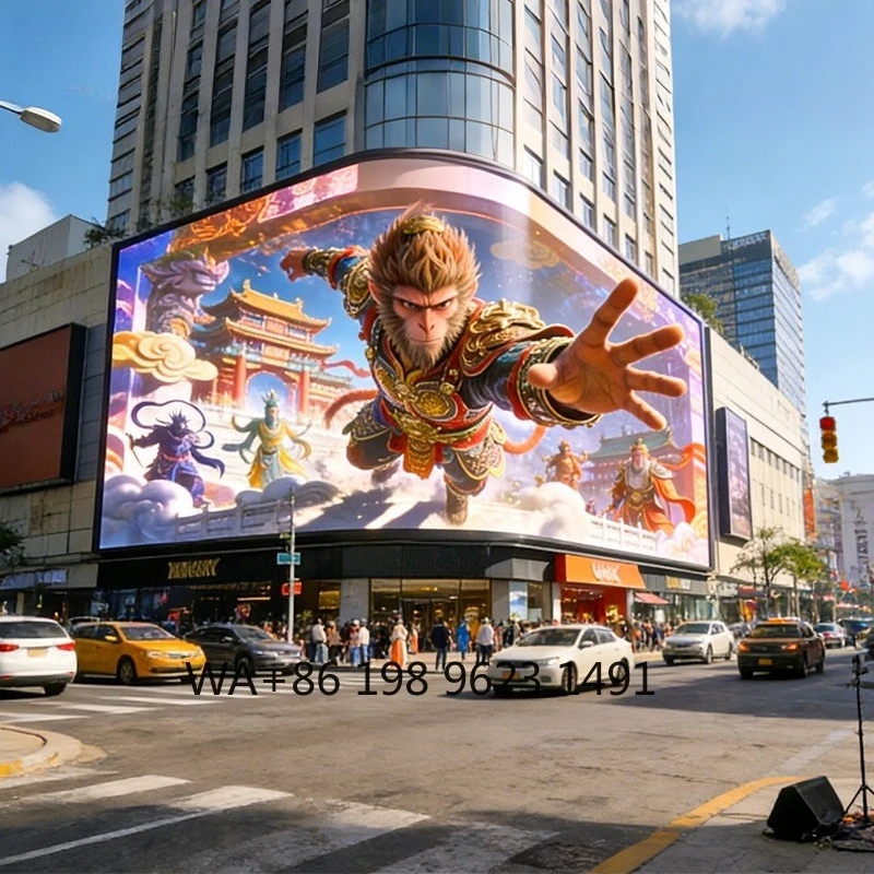 

Front Service IP65 Waterproof Outdoor LED Video Wall P2.5-P10 HDR10 Smart Remote Control Commercial Advertising Display Screen