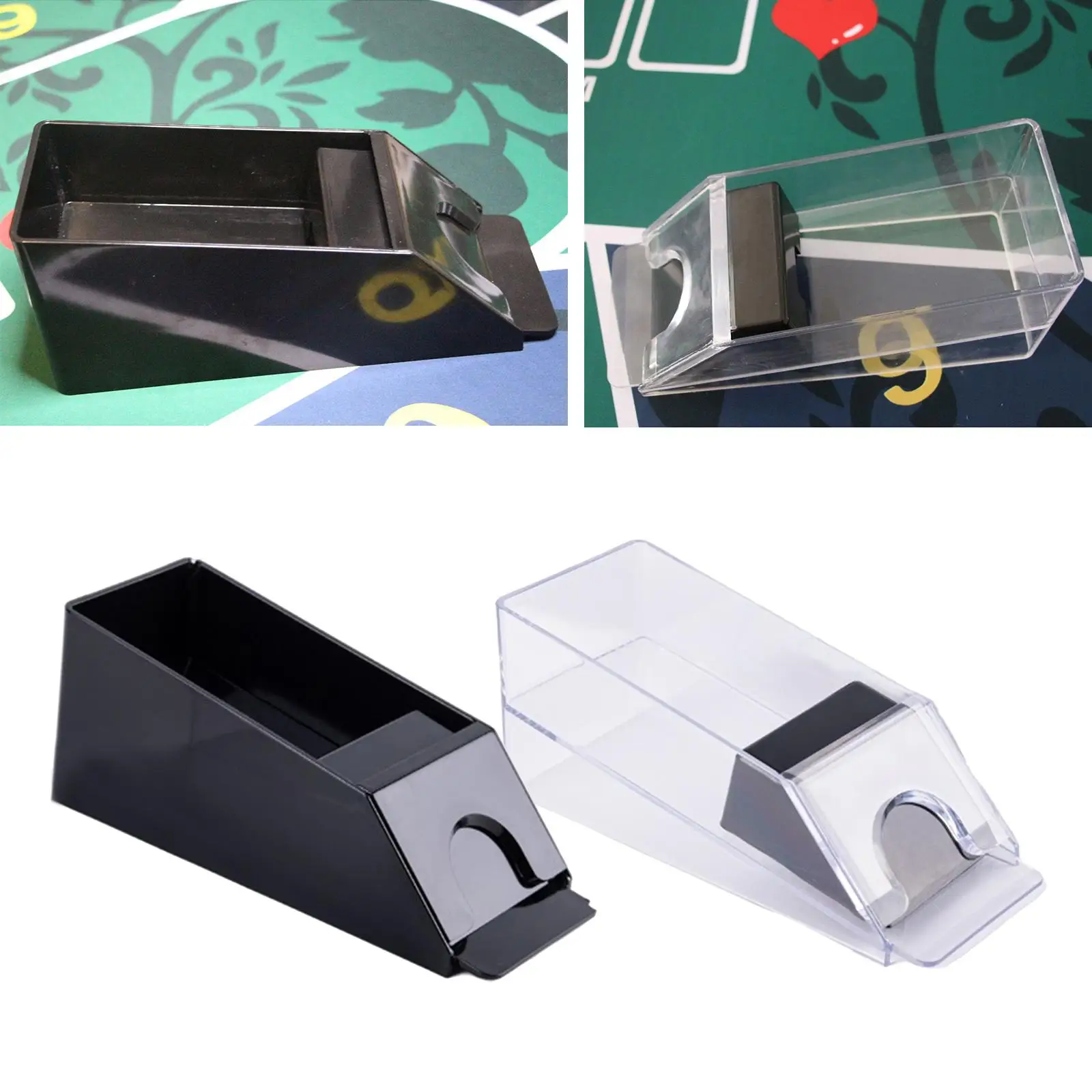 

Professional Card Dealer Shoe 1-6 Decks Poker Card Shoe Poker Dealer Blackjack Baccarat Bar KTV table Game Entertainment Product