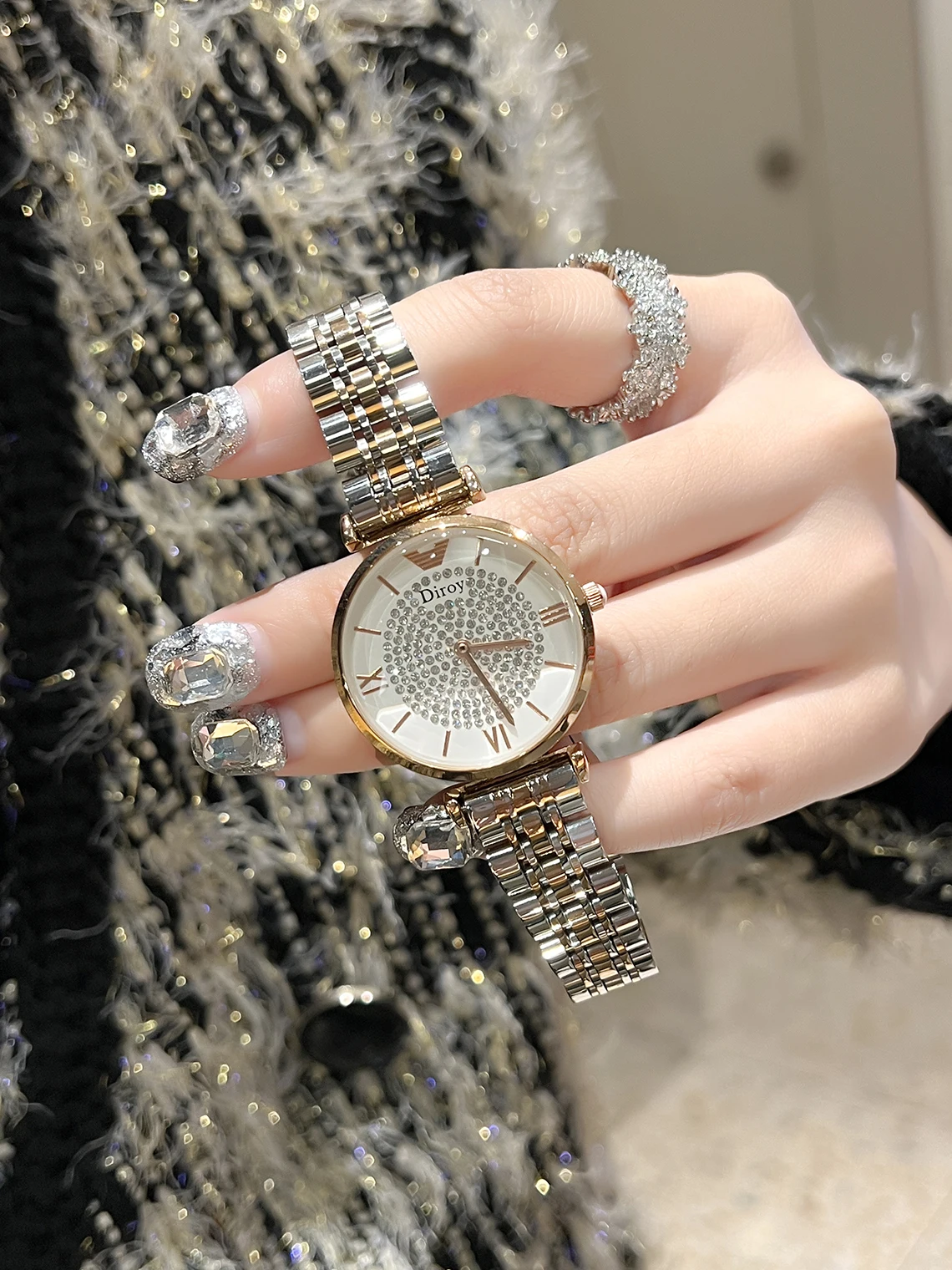 ガールウォッチ用ダイヤモンドウォッチプレート