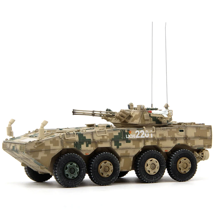 Fine 1/72 Chinese 08 wheeled infantry armored vehicle model  Desert digital camouflage  Finished product collection model