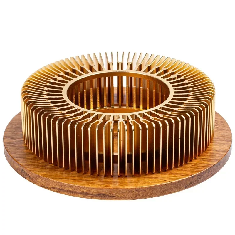 Gold Hollow Aluminum Alloy Teapot Warmer Coffee Pots Candle Base Heater Stove Household Glass Teapot Tea Stove Milk Warmer Stand