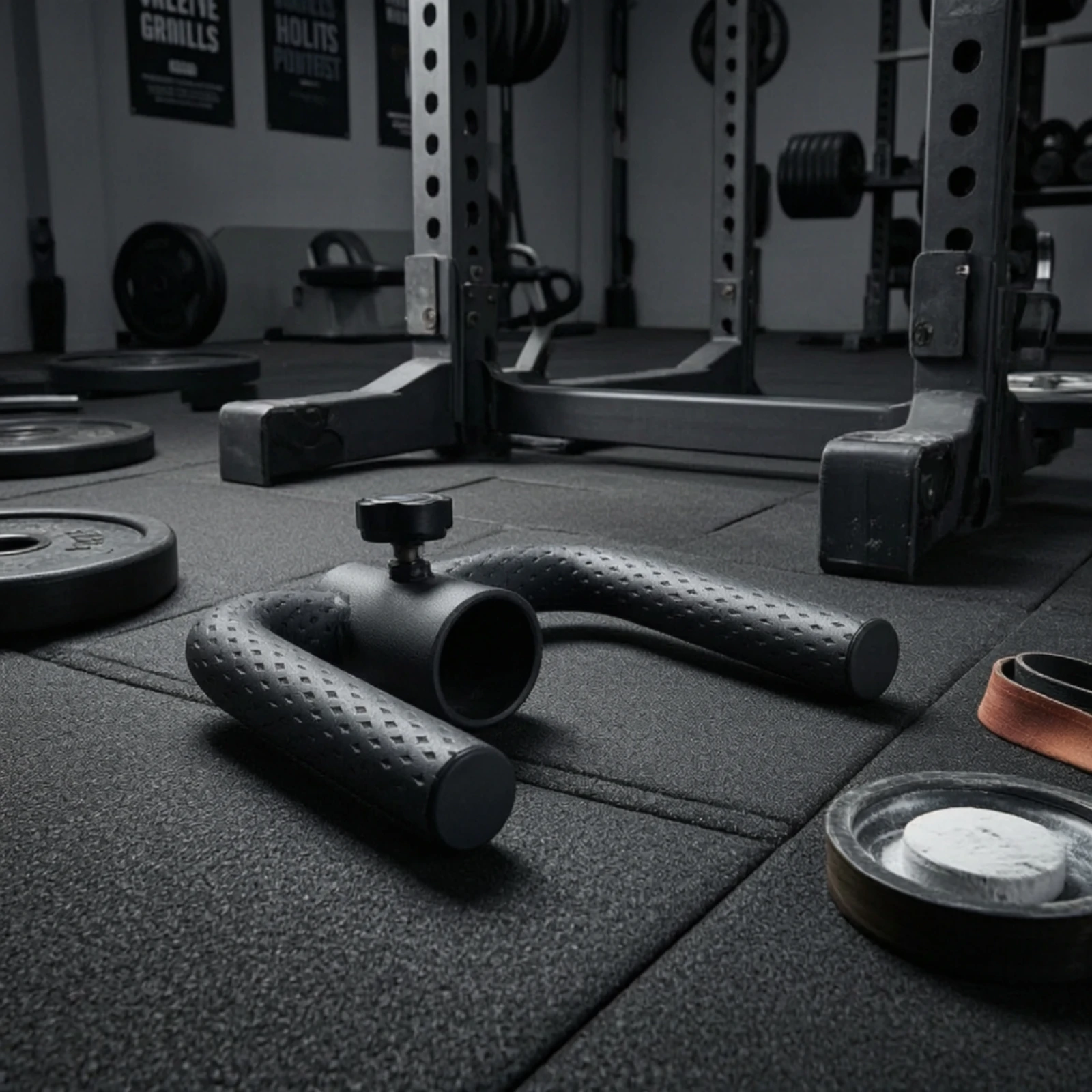 Picture 4: U-Shaped Barbell Handle Curved Grips Gym Equipment