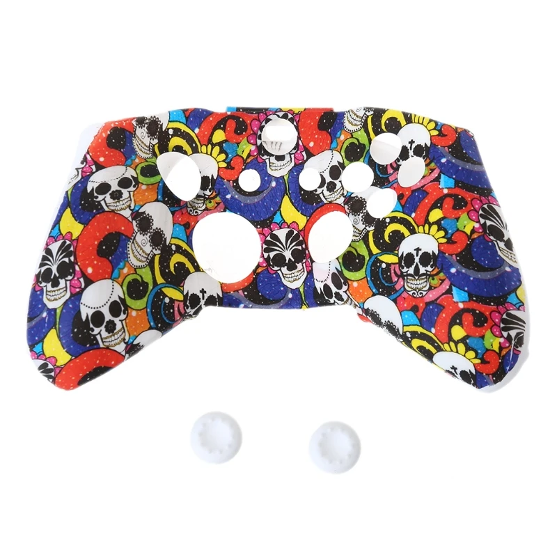 Silicone Rubber for Case Cover For Xbox Controller Protective Skin For XBox S Gamepad Controller Thumb Grips Acces