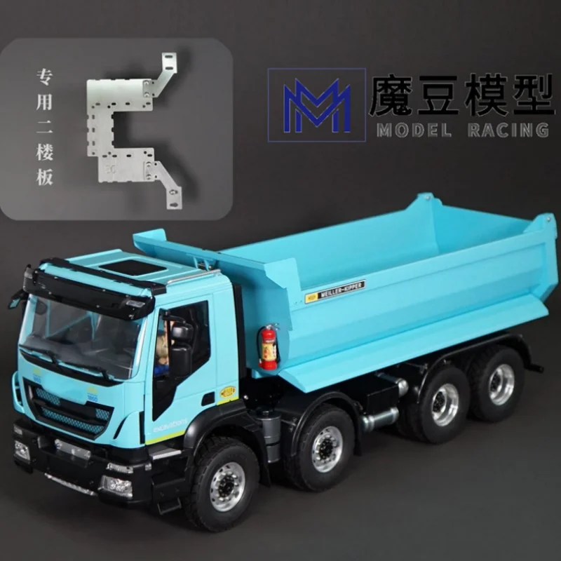 2. Bodenplatte Fahrgestellrahmen für IVECO Stralis 1/14 RC LKW-Modell DIY Muldenkipper Baufahrzeug Upgrade-Teile – Detail 2
