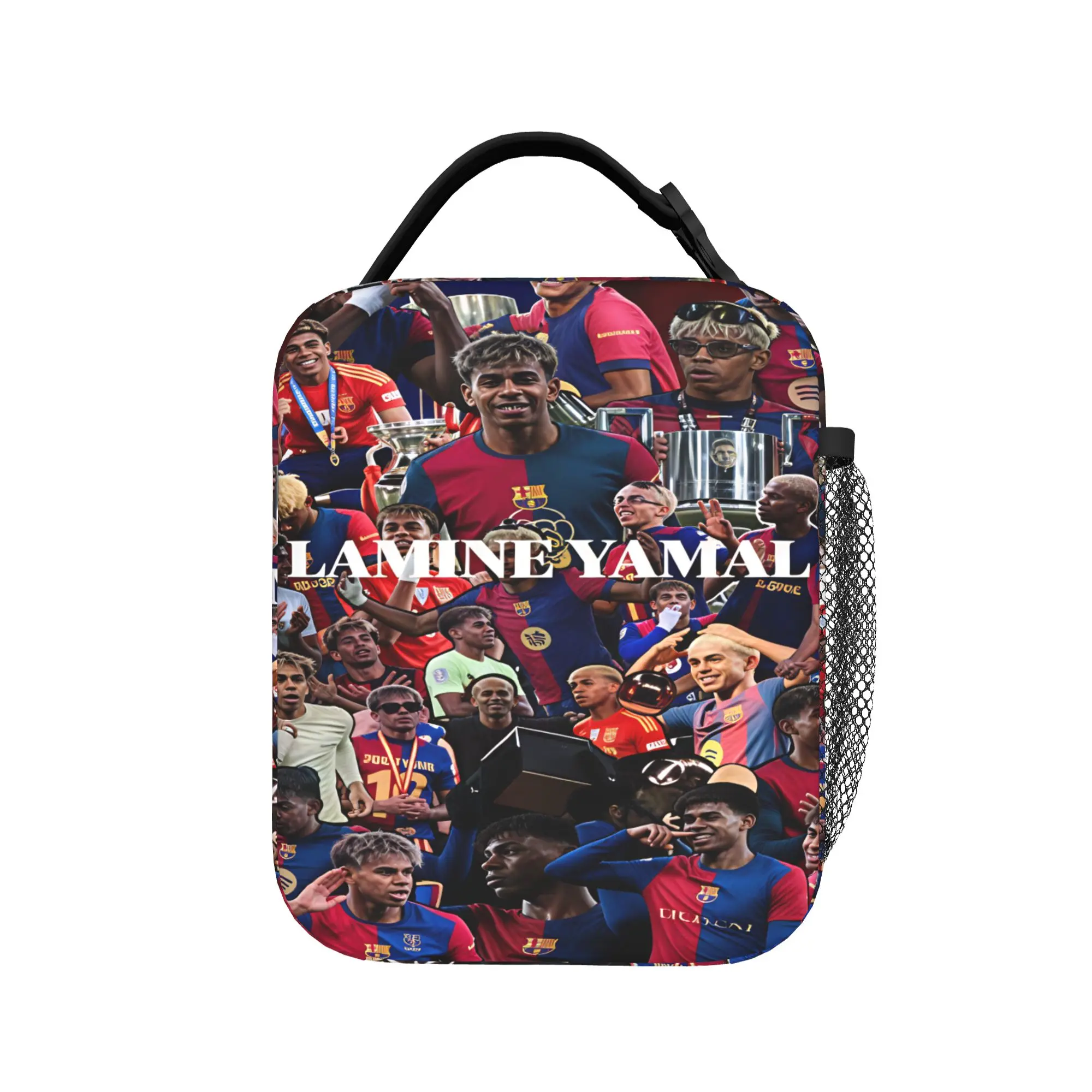 Lamined Y-Yamal Lunch Bag  Retro Lunch Box For Unisex Outdoor Picnic Convenient Cooler Bag Waterproof Thermal Tote Handbags