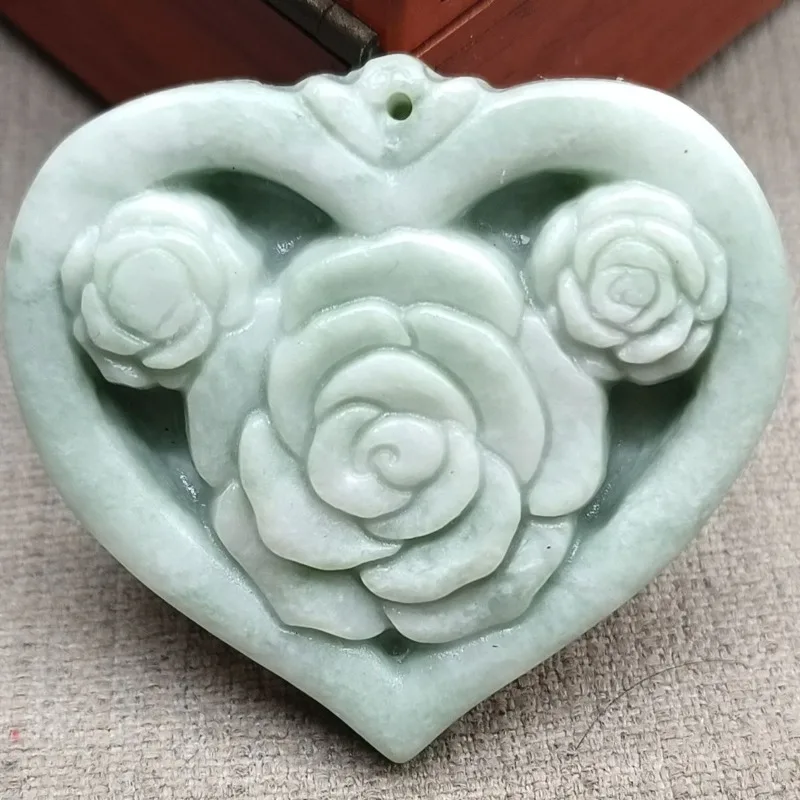 

Natural Guizhou Cui Pendant, Exquisite and Elegant Fashion Versatile Necklace