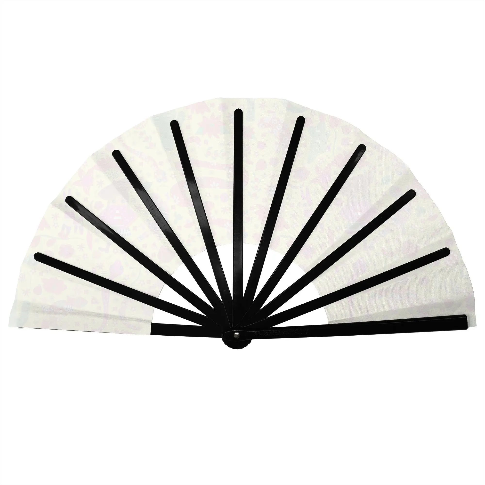 Mexican Desert Saguaro  Portable Pocket Fan Camping  Folding Fan Chinese Dance Cooling Handheld Fans