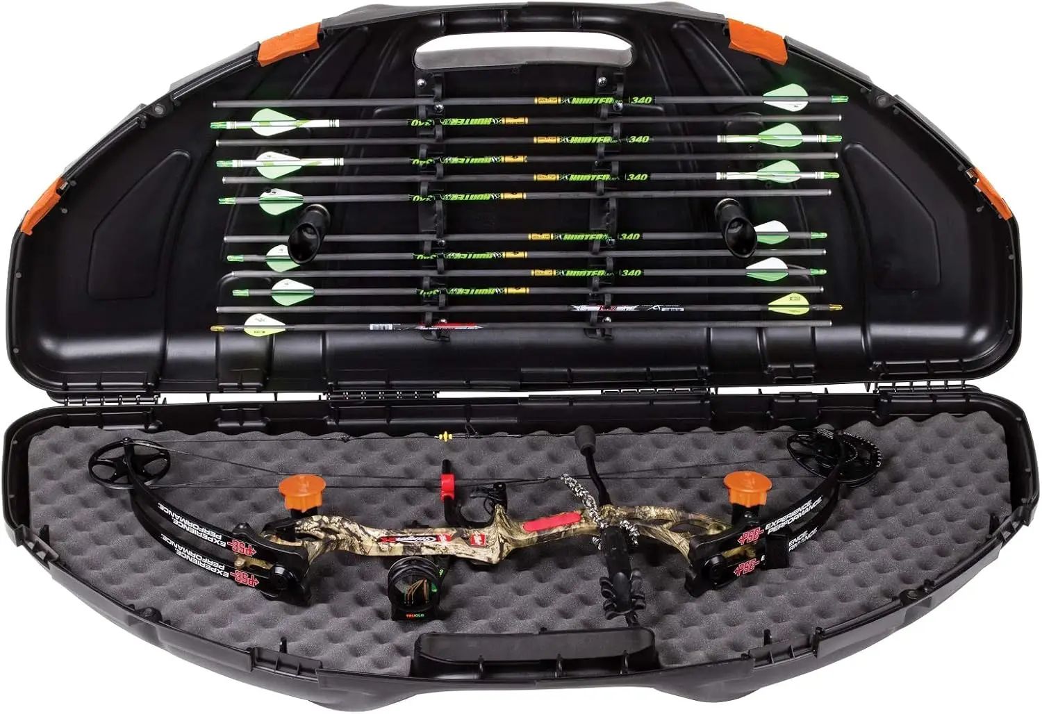 

USA Outdoors 6461SC Safe Shot Bow Case, Portable Bow Storage,Black