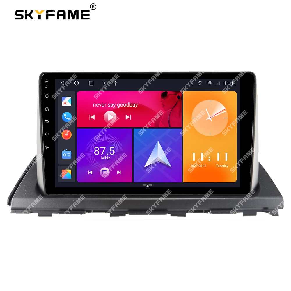 SKYFAME автомобильная рамка Fascia адаптер Canbus Box декодер Android радио приборная панель монтажная панель комплект для Honda Odyssey