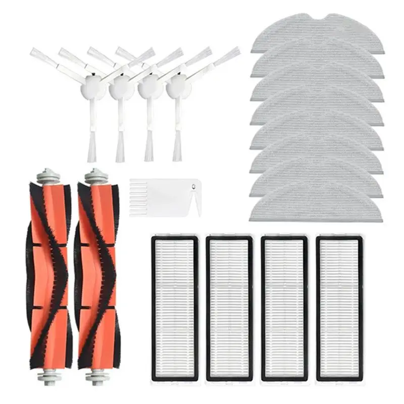 

A20F-основная боковая щетка HEPA-фильтр, тканевые подушечки для швабры для XIAOMI MIJIA 1C STYTJ01ZHM 1T STYTJ02ZHM, детали для пылесоса