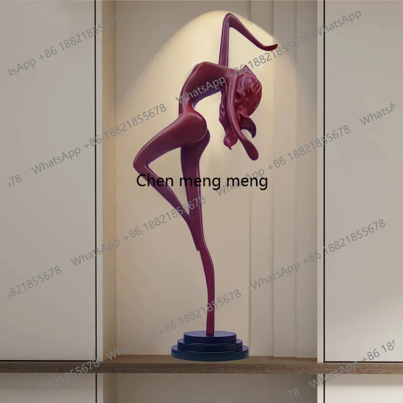 

Italian porch figure abstract art living room floor-to-ceiling Jiangao sculpture ornament