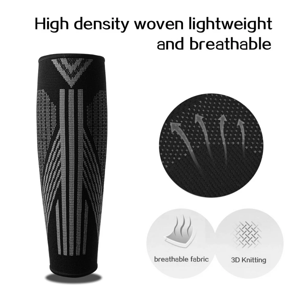 1Pair  Calf Compression Sleeve for Basketball Shin Splint & Calf Tear Support Legging Sports Injury Prevention Gear