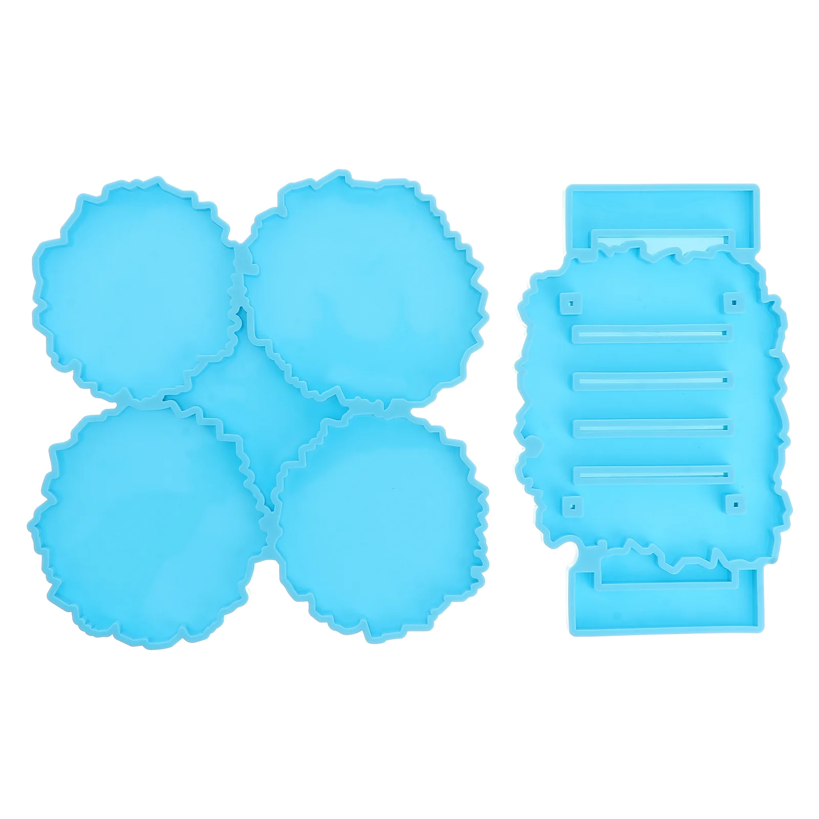 

Coaster Mold Molds for Resin Casting Epoxy Coasters Cup Holder Silicone Silica Gel DIY