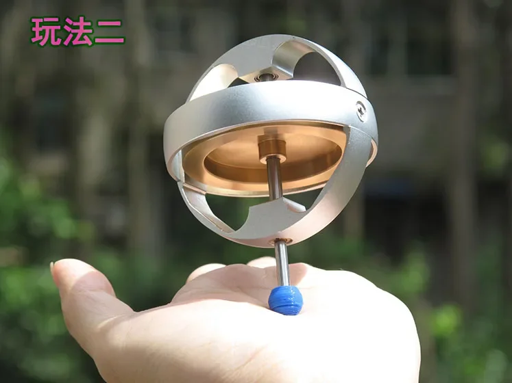 Electric mechanical metal gyro toy Gyroscope classic collection gift counter gravity Creative Technology 12000 r per minute