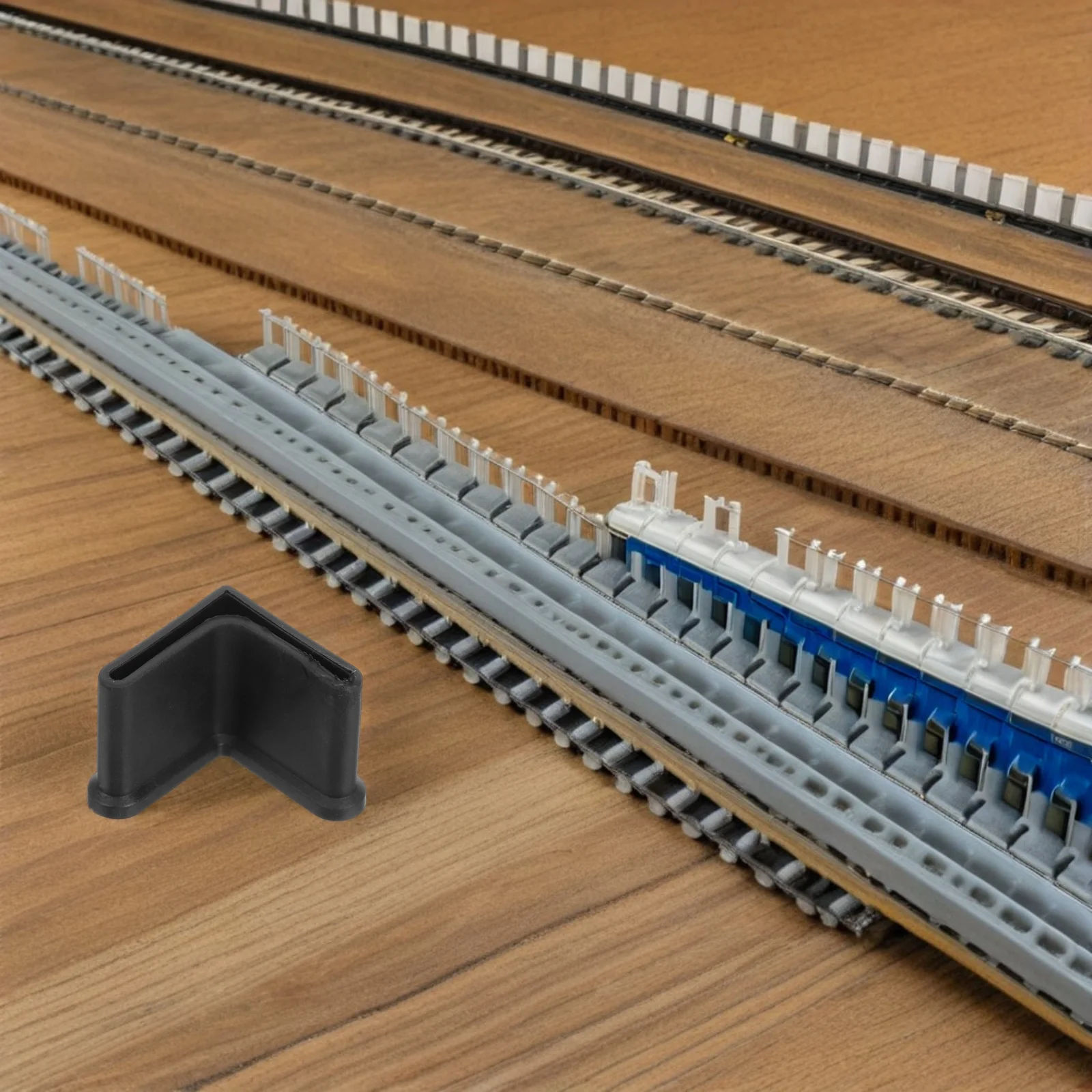 

20Pcs L-Shaped Black 30Mm Plastic Furniture Feet Covers for Triangle Iron Non-Slip Floor Protectors Bed Frame Chair Leg Caps