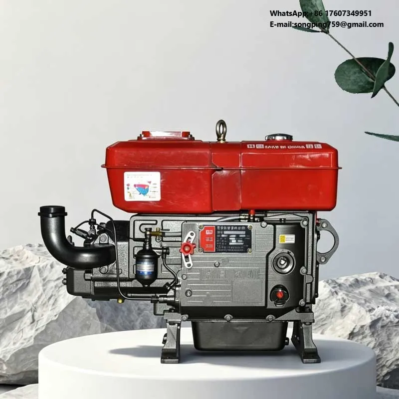 

Compact 1130 18HP Kick Start Single Cylinder Water-Cooled 4 Stroke Small Engineering Machinery Diesel Engine