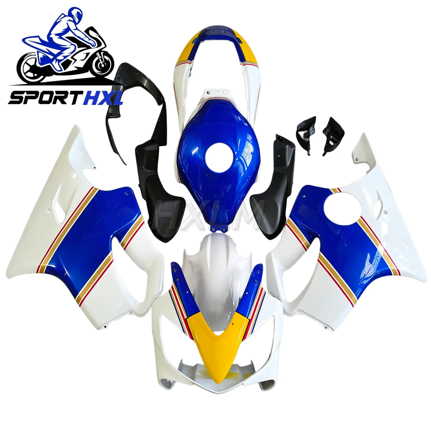 Aftermarket Full Body Fairings Compatible For CBR600 F4i 2004 2005 2006 2007 Motorcycle ABS Injection Fairing Kit