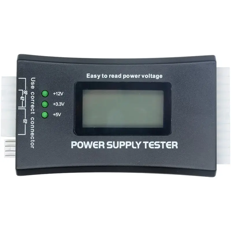 AT02-PC Computer LCD Digital Display For Atx Power Supply Tester Checking Measuring Diagnostic Tool Source
