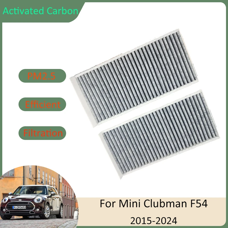 Air Conditioning Filter For Mini Clubman F54 MK2 2015 2016 2017 2018 2019 2020 2021 2022 2023 2024 64119321875 64116823726 Parts