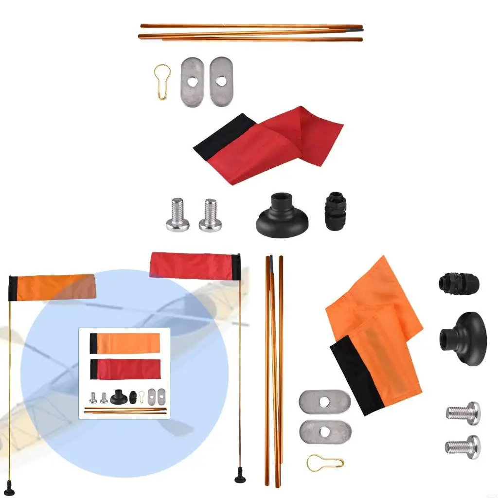 Q22F Instants Assembly Light Weight Marine Flag لتحديد سلامة القوارب