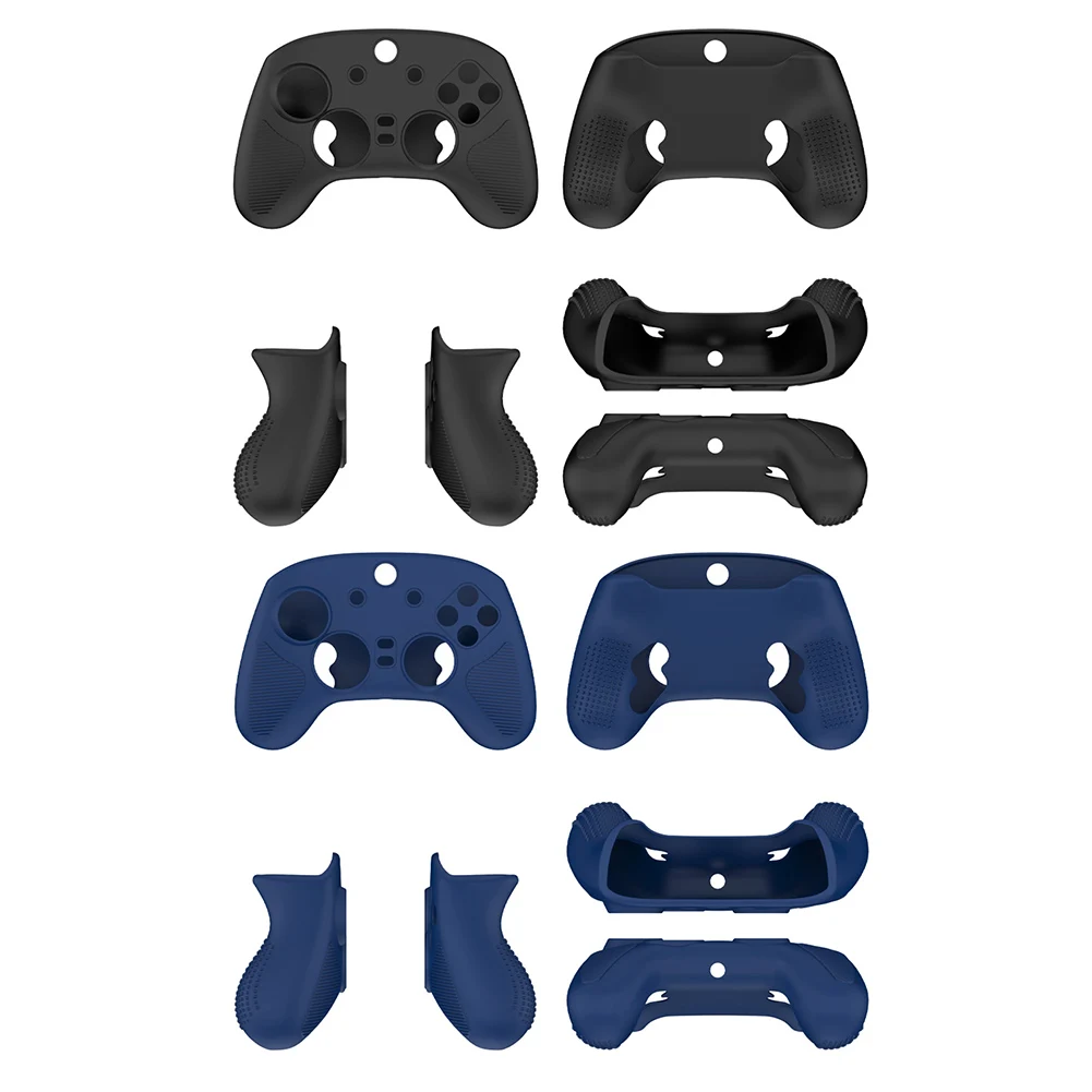 Para razer wolverine v3 pro controlador de jogos silicone grip caso capa anti-risco cor sólida caso capa protetora completa