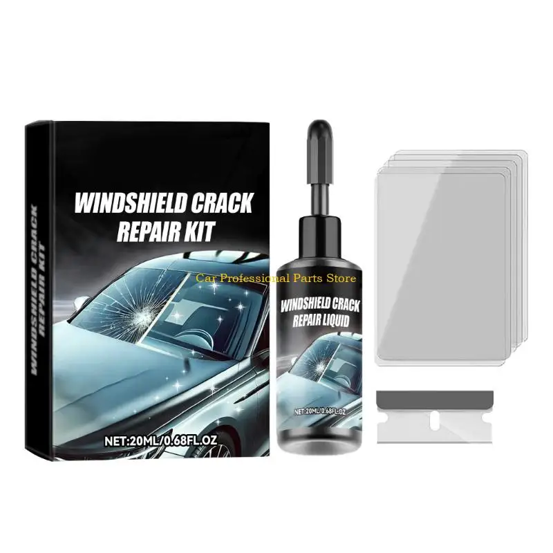 

R53D Nighttime Windshield Repair set Glass Repair for Effective Chip & Crack Fixing