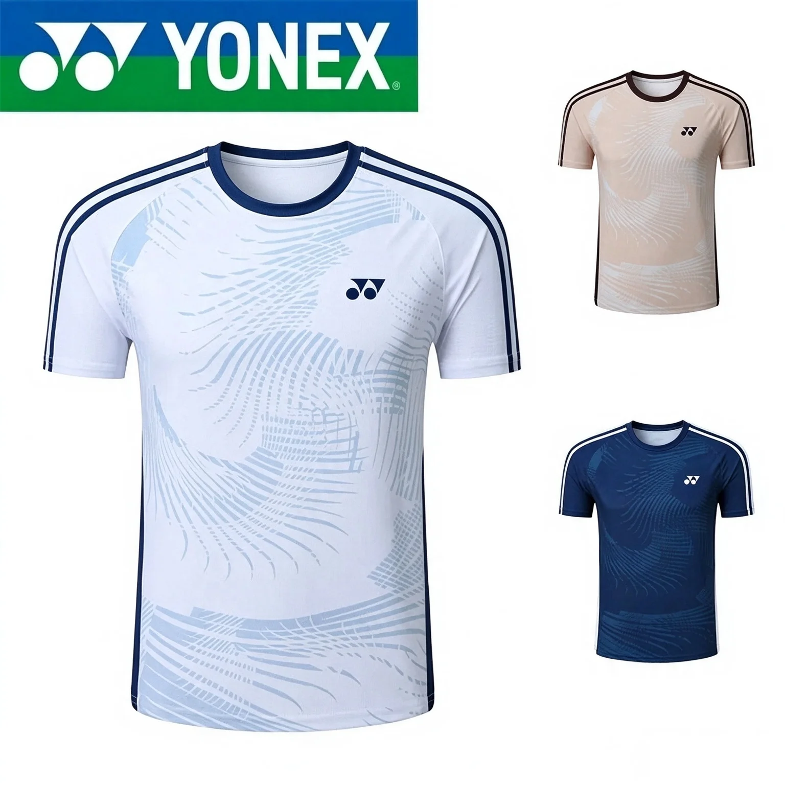 YONEX Summer Badminton T-shirt Competition Printed Quick Drying Sports Short Sleeved T-shirt For Male And Female Students
