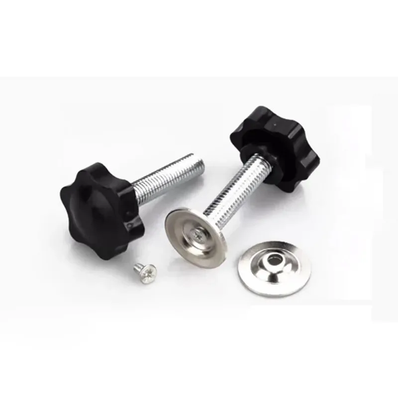 Plum Blossom Handle Screw With Pressure Plate M8 M10 Adhesive Head Adjustable Tightness Fastener