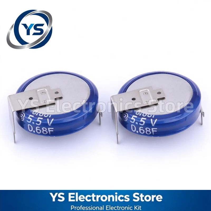 5pcs/lot 5.5V 0.68F H Type Terminal CDA CEN5R5684HF-ZG CEN Series Super Capacitor Ultra Farad Capacitors New High Quality