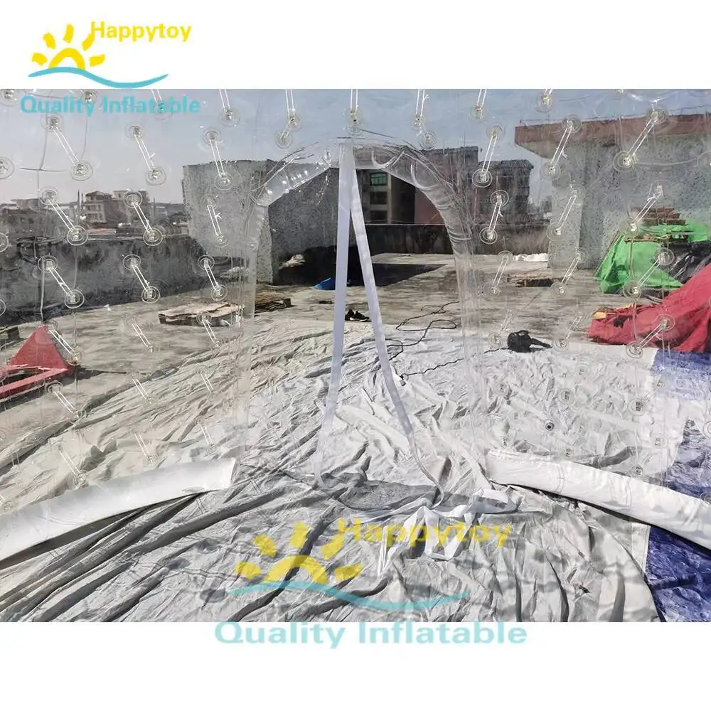 กันน้ํา Camping เต็นท์ CLEAR Inflatable Bubble เต็นท์/Inflatable Igloo Camping เต็นท์โดม