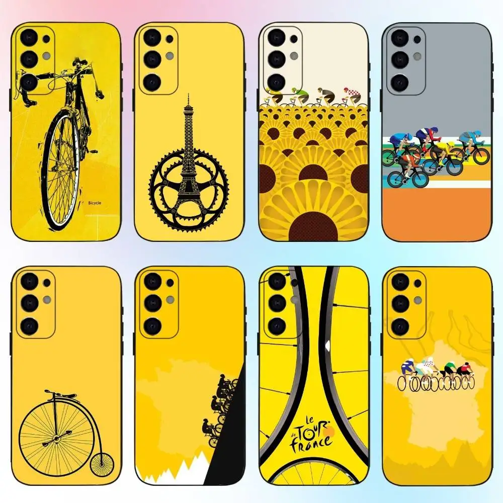 

Tour De France Bicycle Exercise Phone Case For Samsung S25,S24,S21,S22,S23,S30,Ultra,S20,Plus,Fe,Lite,Note,10,9,5G Black Cover