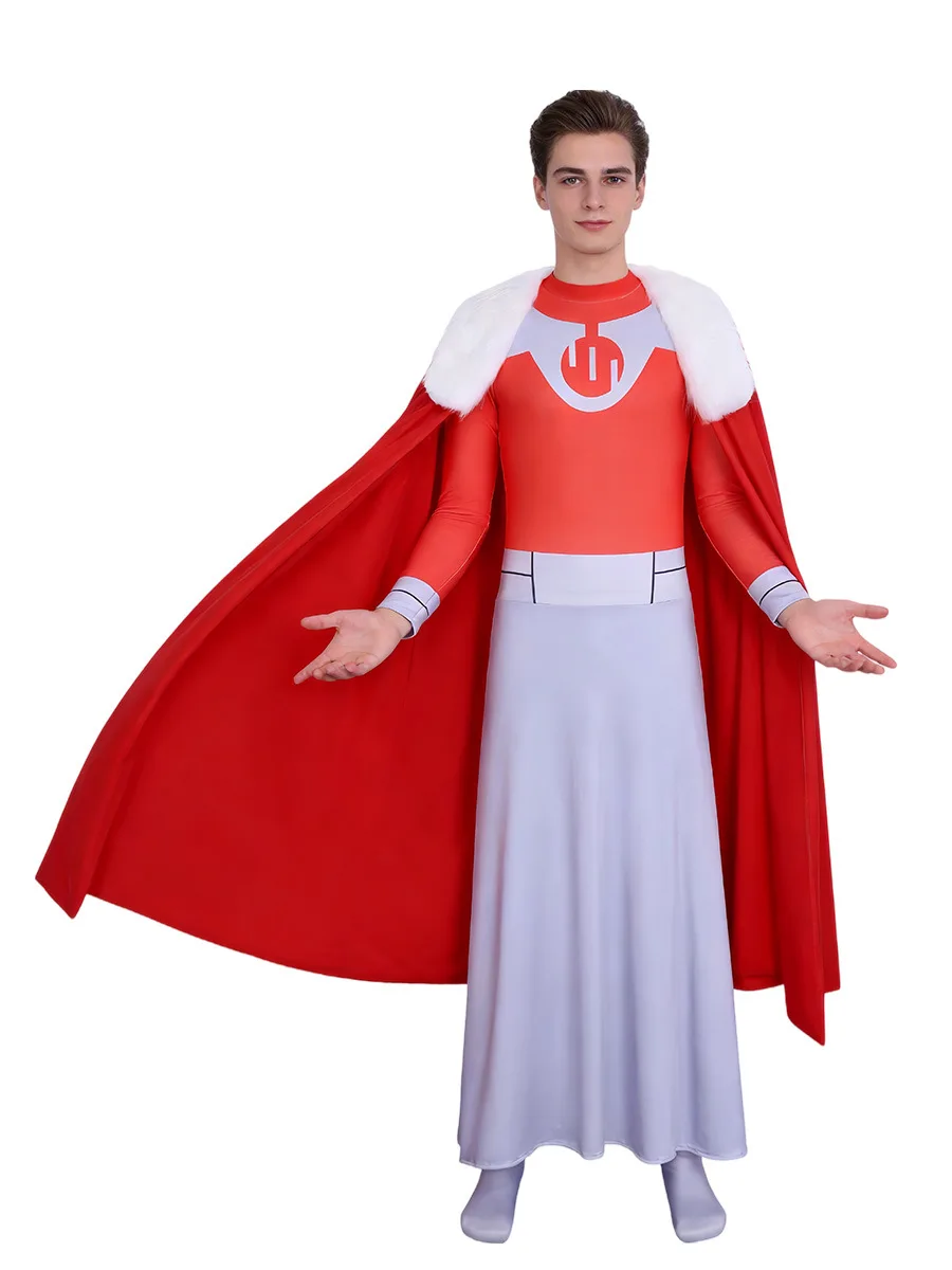

Invincible Young Hero 4 Movie Cosplay Jumpsuit Omni-Man Style Tight Suit Halloween Cosplay Costume