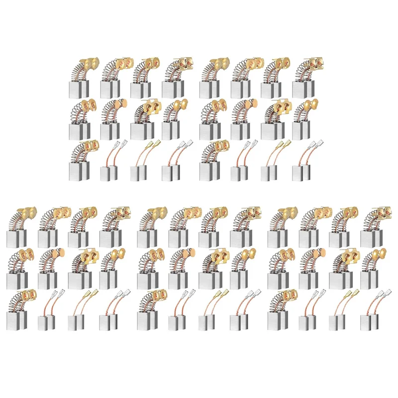 

【Hot-Selling!】120 Pcs Electric Motor Brushes Carbon Brushes Power Tool Replacement Part For Repair Power Tool 12 Different Sizes