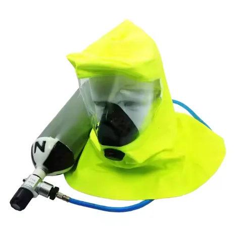 Reusable Emergency Escape Breathing Device (EEBD) 3L Steel Cylinder, Skin-Friendly Adjustable Nose Clip ISO Certified