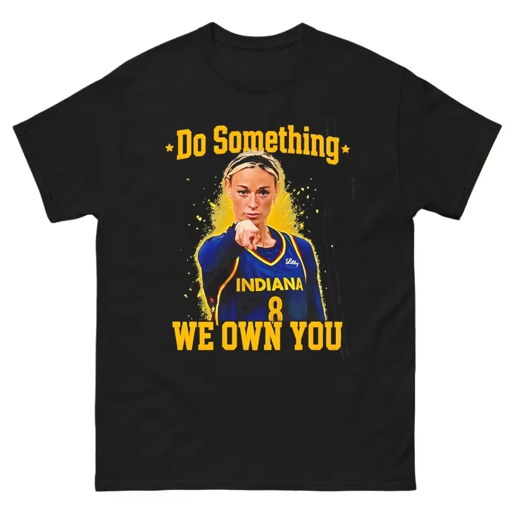 2026 Womens Basketball Star Portrait Do Something We Own You Graphic Short‑Sleeve T‑Shirt For Kids Adults Game Fan Crew Neck Tee